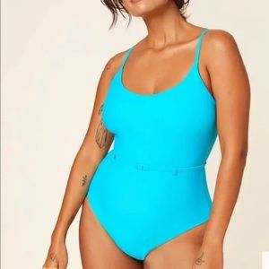 NWT- ANDIE Swim The Riviera One Piece Swimsuit in Coast Blue